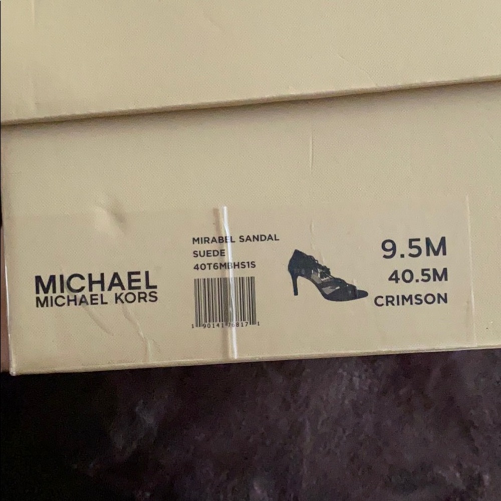 Michael Kors - Red suede lace pumps (NEW) - Picture 8 of 8
